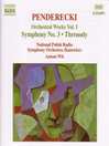 PENDERECKI: Symphony No 3 / Threnody